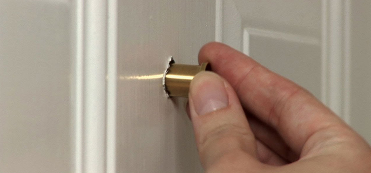 peephole door repair in Pittsburg
